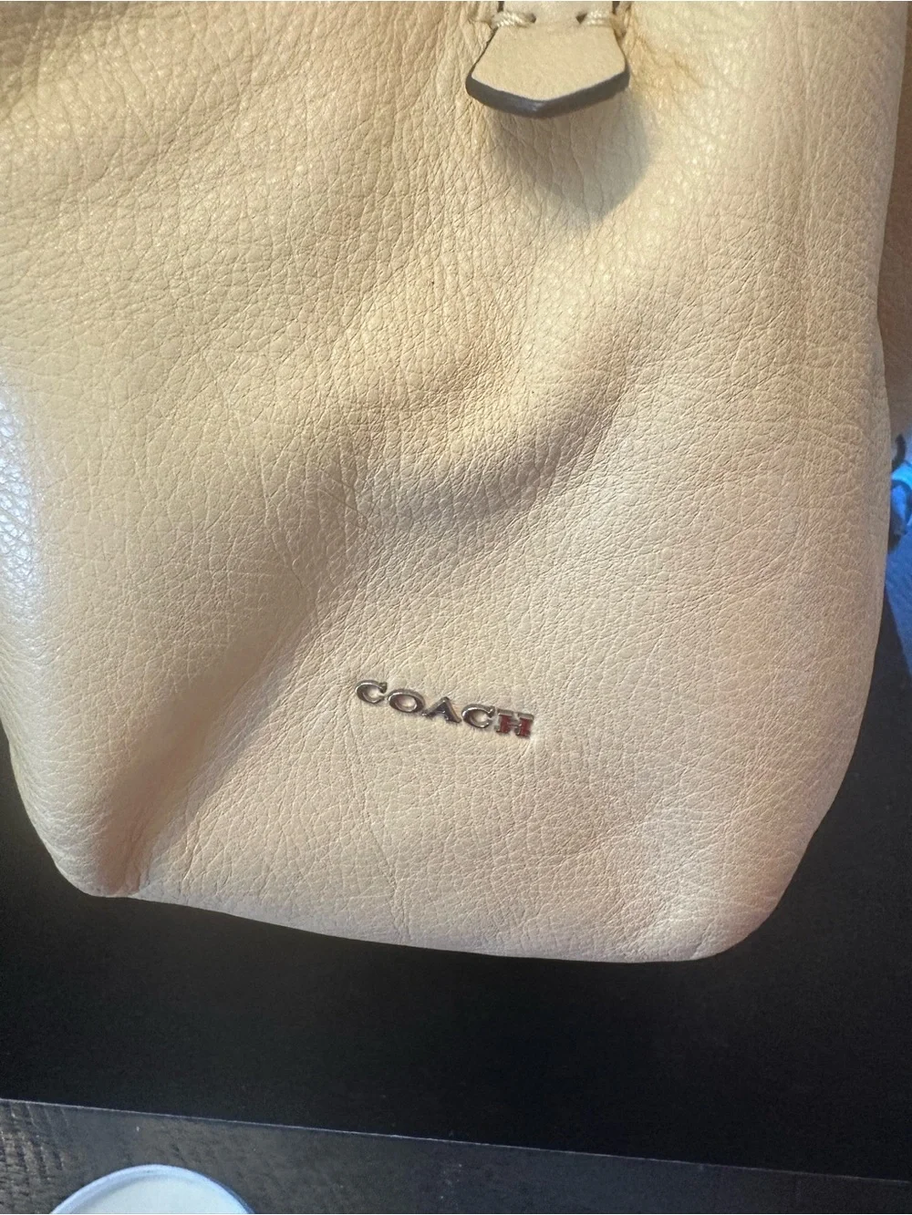 Coach #270 Madison Butter Yellow Phoebe Leather Shoulder Bag